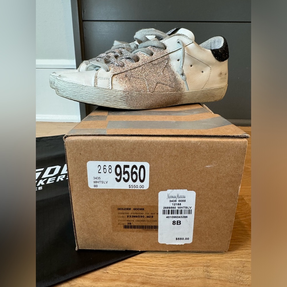 EUC • Golden Goose • Superstar Sneakers • Limited Edition from Neiman Marcus • 8